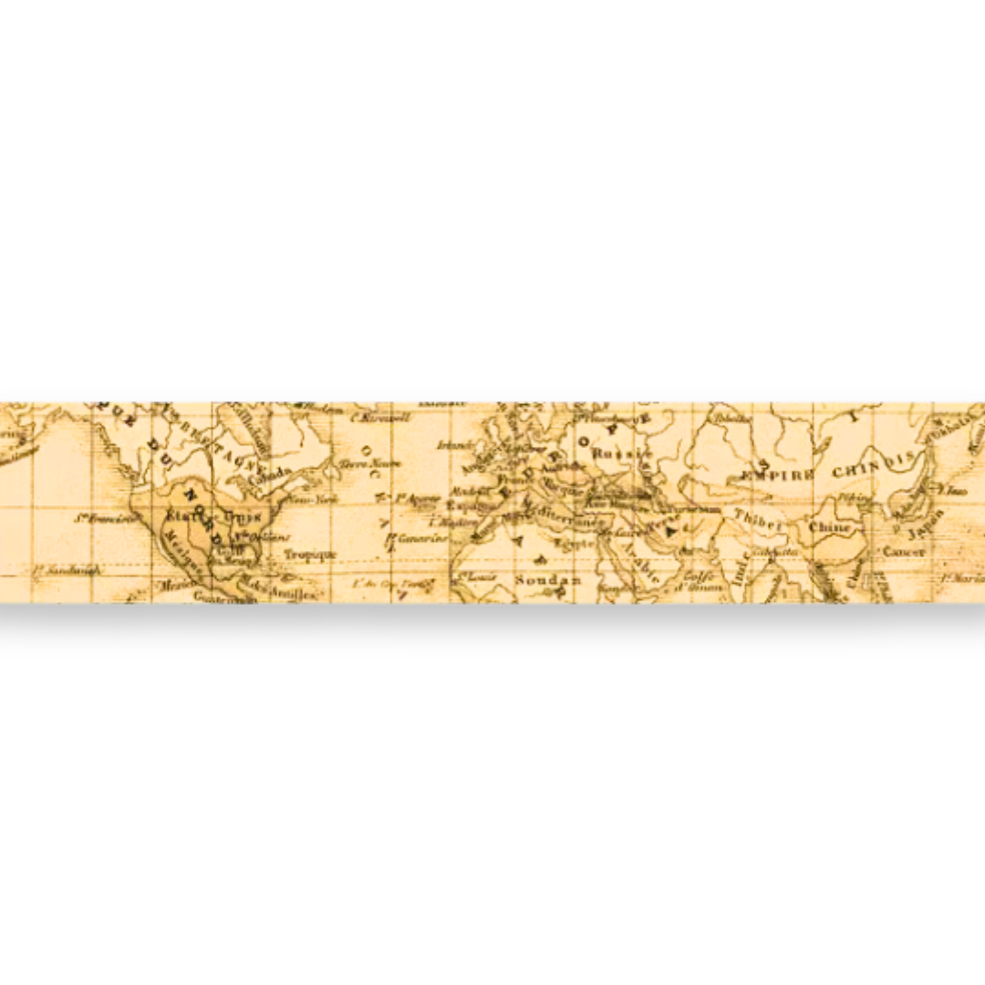 World Map Washi Tape – 60mm