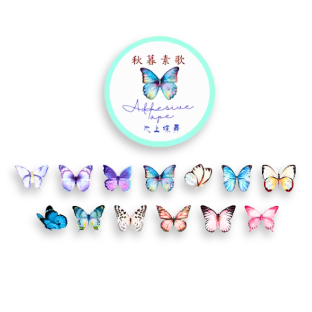 Butterfly Masking Washi Tape – 100 pcs