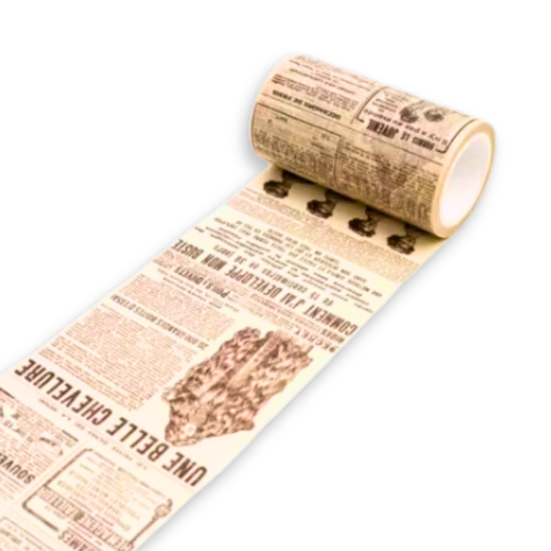 English Newspaper Washi Tape – 80mm