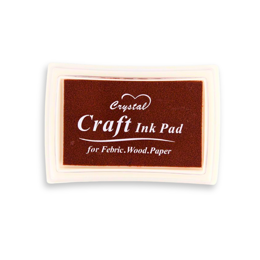 Brown - Ink Pad for Rubber Stamps