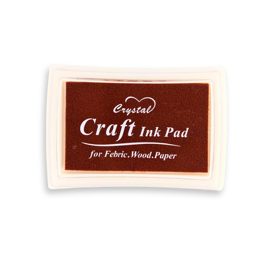 Brown - Ink Pad for Rubber Stamps