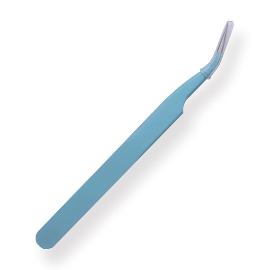 Pastel Curved Tweezer - Serenity Blue