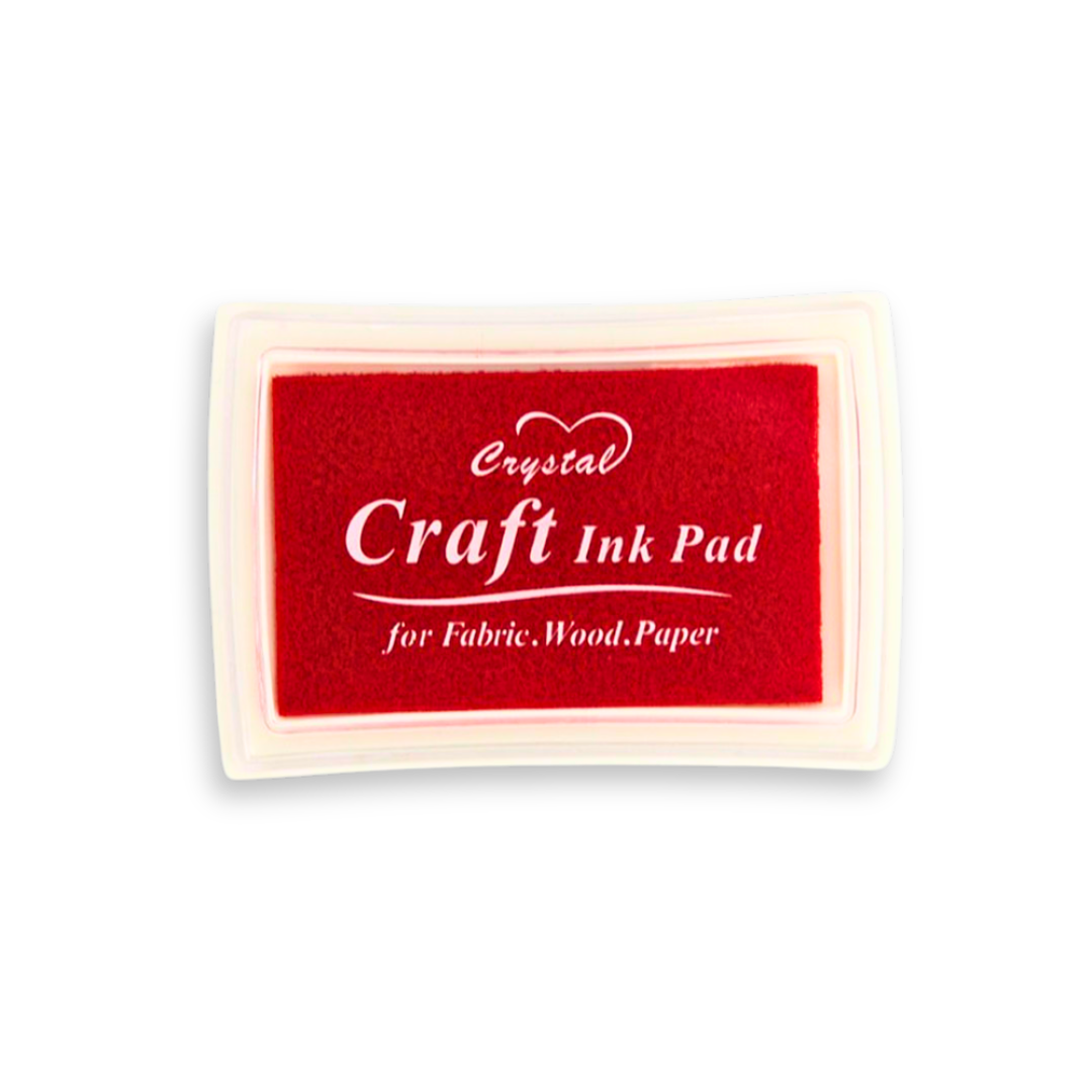 Red - Ink Pad for Rubber Stamps