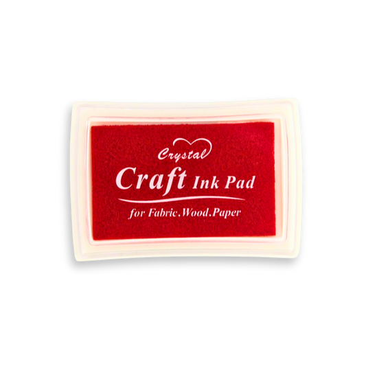 Red - Ink Pad for Rubber Stamps