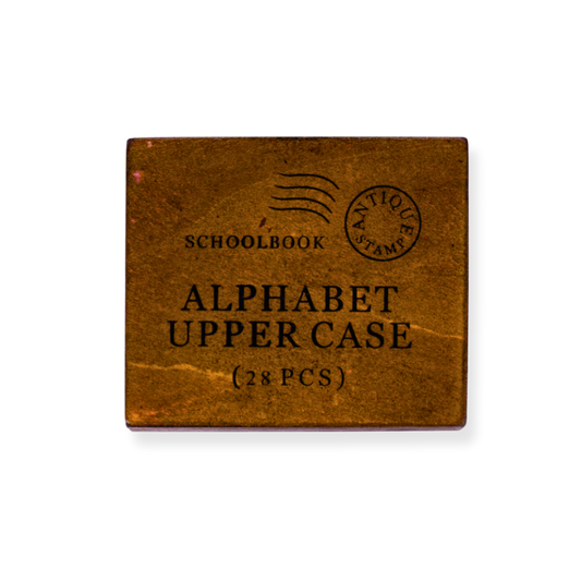 Wooden Stamp Set - Uppercase Alphabet