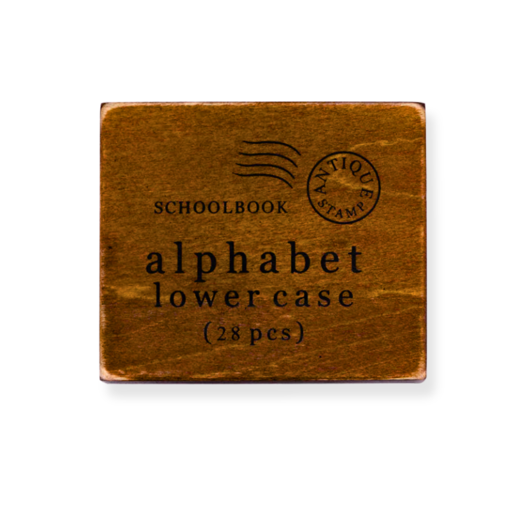 Wooden Stamp Set - Lowercase Alphabet