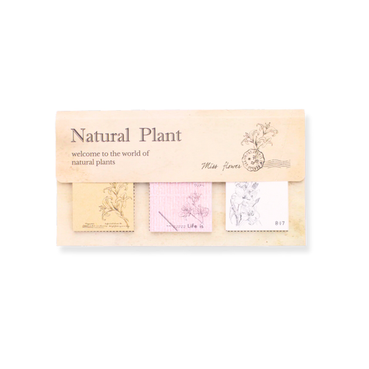 Natural Plant Paper Pad - Blooming Flower Bliss