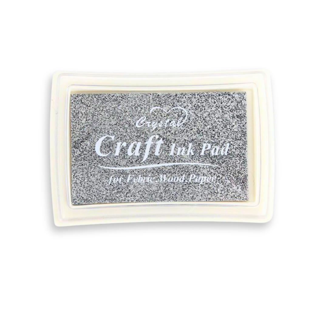 Silver - Ink Pad for Rubber Stamps